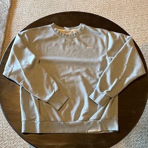 Nike Dri-Fit Crewneck Sweatshirt Gray Size Large